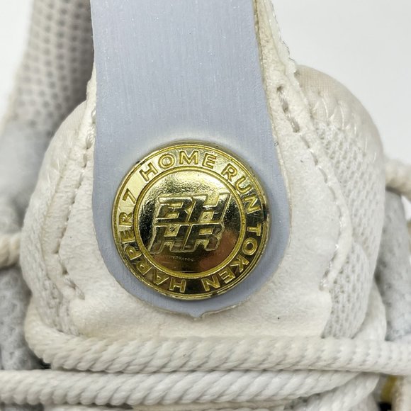 Under Armour Men's Harper 7 ST Baseball Metal Cleat 3025582-100 White/Gold SZ 7. - Picture 12 of 13